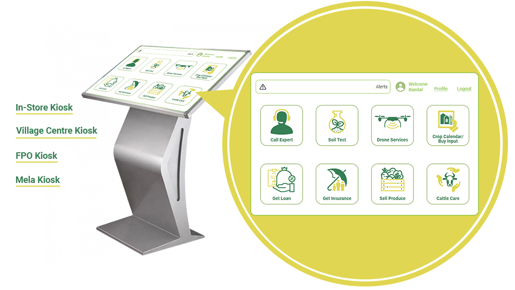 Jai Kisaan Kiosks Desktop